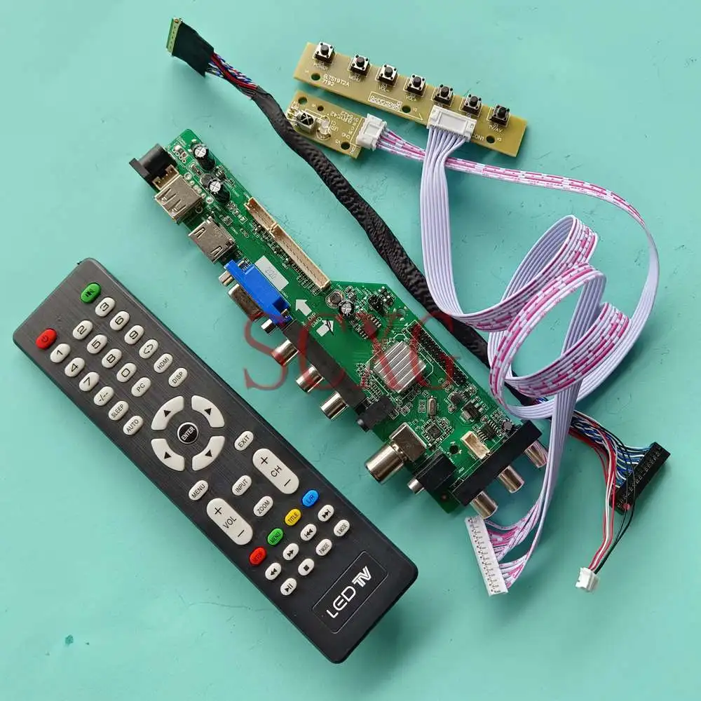 LCD Controller Driver Board Kit Fit N156B6-L06 USB AV VGA HDMI-Compatible 15.6" Digital Signal DVB LVDS 40 Pin Panel 1366 768
LCD Controller Driver Board Kit Fit N156B6-L06 USB AV VGA HDMI-Compatible 15.6" Digital Signal DVB LVDS 40 Pin Panel 1366 768