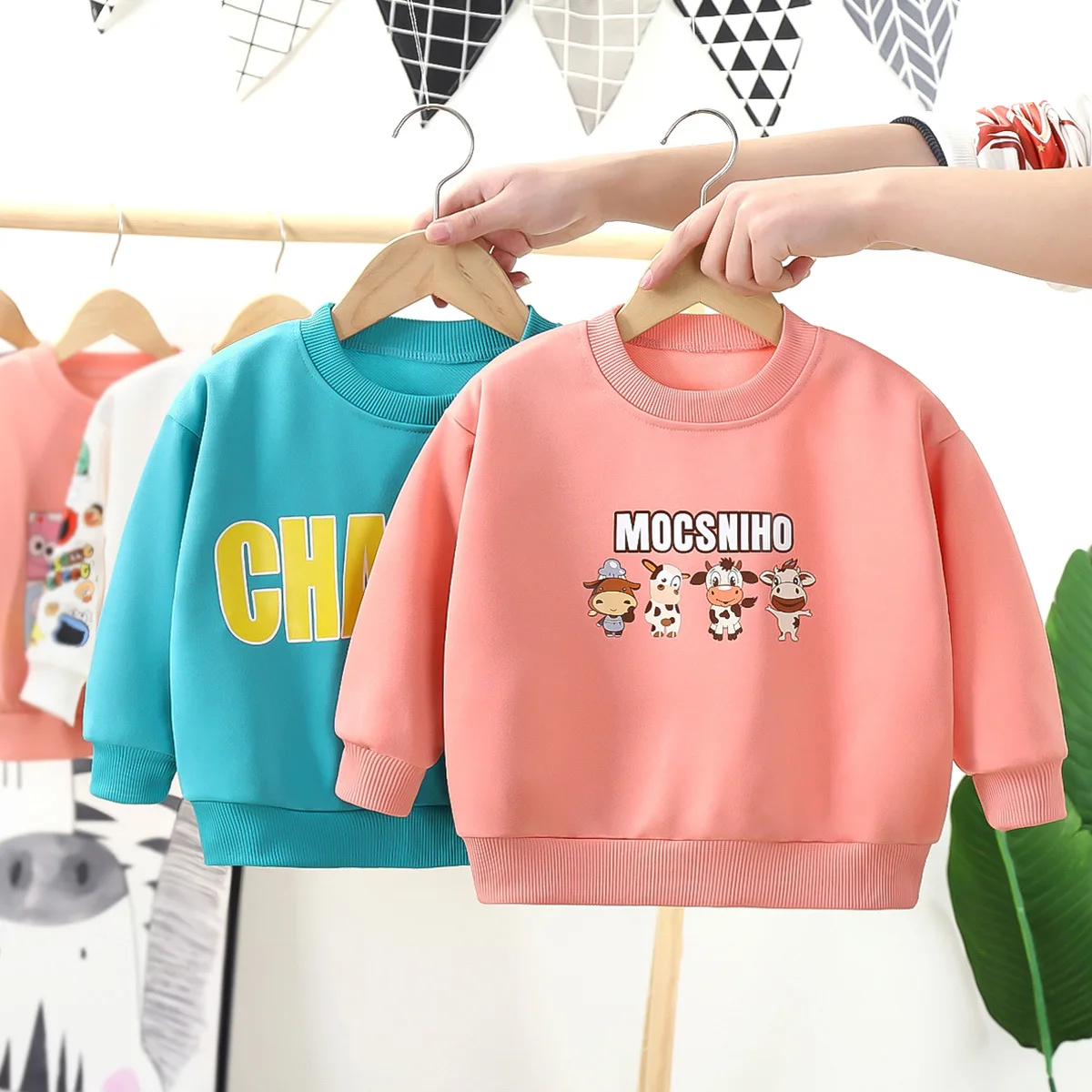 Children's Sweater Spring and Autumn New Long-sleeved Baby Top Bottoming Shirt Cartoon Small and Medium Boys and Girls
Children's Sweater Spring and Autumn New Long-sleeved Baby Top Bottoming Shirt Cartoon Small and Medium Boys and Girls
