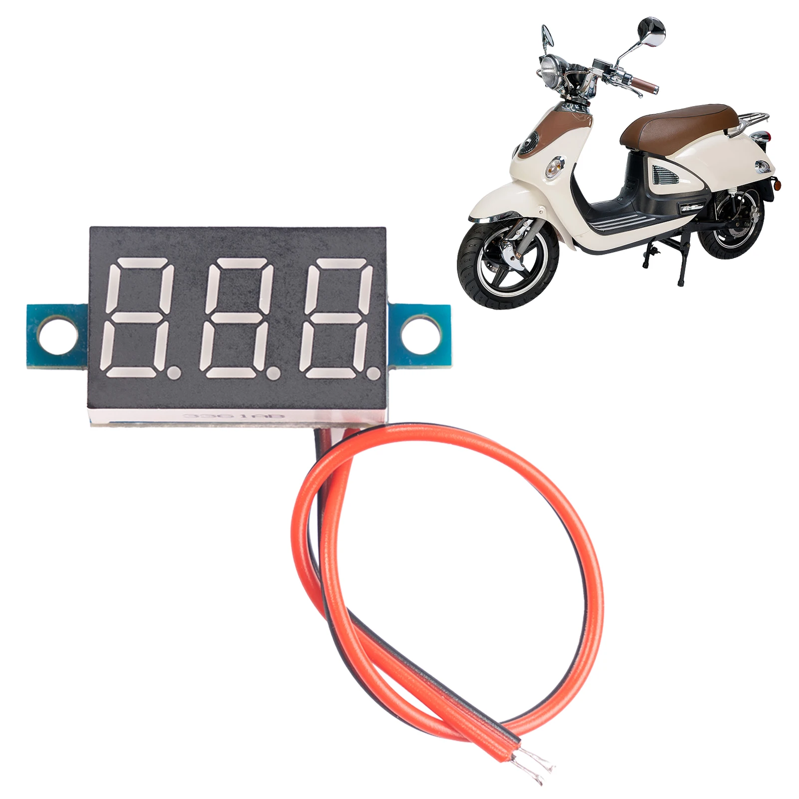 LED Digital Voltmeter Voltage Panel Meter For Electromobile And Motorcycle LED Mini Display Module DC Electric Vehicle Voltmeter
LED Digital Voltmeter Voltage Panel Meter For Electromobile And Motorcycle LED Mini Display Module DC Electric Vehicle Voltmeter