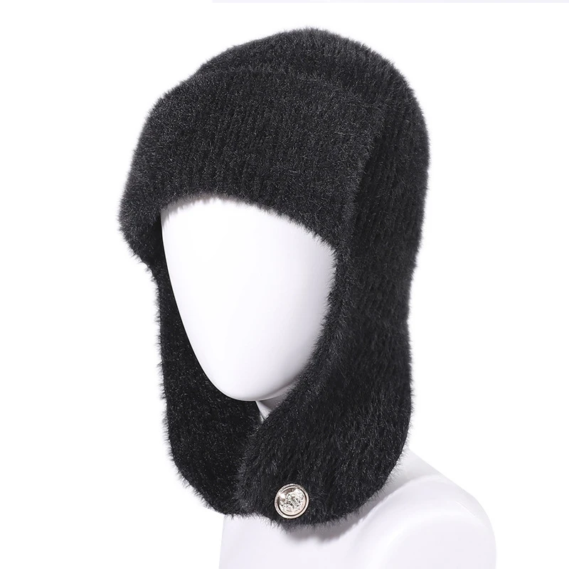 Women Wool Knitted Hat Ski Hat Sets For Female Windproof Winter Outdoor Knit Warm Thick Siamese Scarf Collar Warm Hat Girl Gift
Women Wool Knitted Hat Ski Hat Sets For Female Windproof Winter Outdoor Knit Warm Thick Siamese Scarf Collar Warm Hat Girl Gift