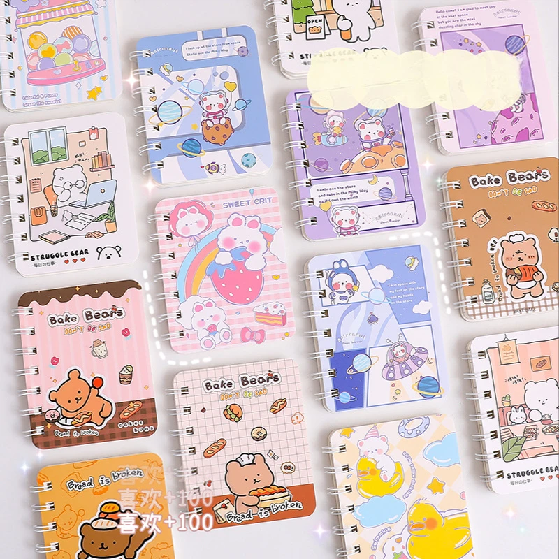 A7 Cartoon Cute Rollover Mini Portable Coil Notepad Diary Kawaii Book Exercise Book School Office Supply
A7 Cartoon Cute Rollover Mini Portable Coil Notepad Diary Kawaii Book Exercise Book School Office Supply