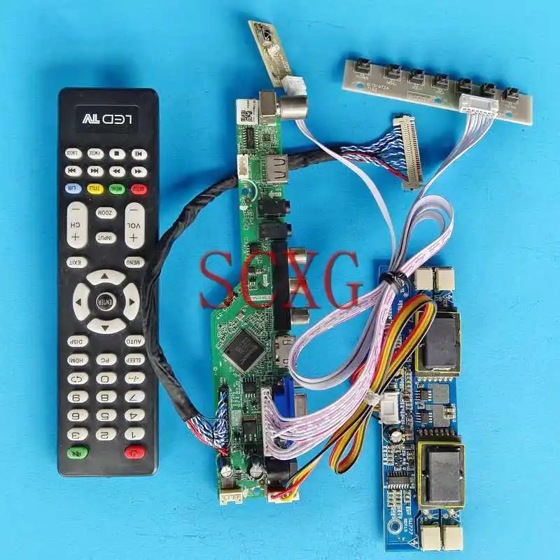 LED LCD Display Matrix Driver Board Fit LM170E01-TLA1/TLB3/TLBB 1280*1024 17" VGA AV USB HDMI-Compatible 30 Pin LVDS Kit 4CCFL
LED LCD Display Matrix Driver Board Fit LM170E01-TLA1/TLB3/TLBB 1280*1024 17" VGA AV USB HDMI-Compatible 30 Pin LVDS Kit 4CCFL
