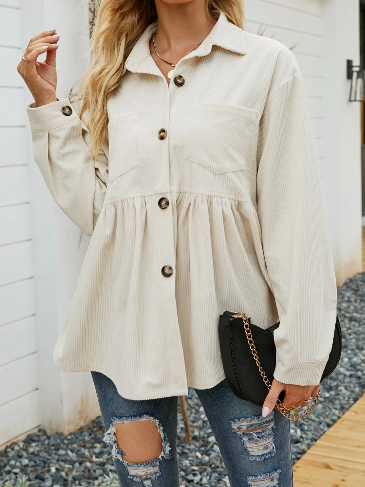 Fashion Ladies Clothing 2022 Fall/Winter New Lapel Cardigan Corduroy Baby Shirts Casual Shirts Loose Ladies Tops Cool Girls
Fashion Ladies Clothing 2022 Fall/Winter New Lapel Cardigan Corduroy Baby Shirts Casual Shirts Loose Ladies Tops Cool Girls