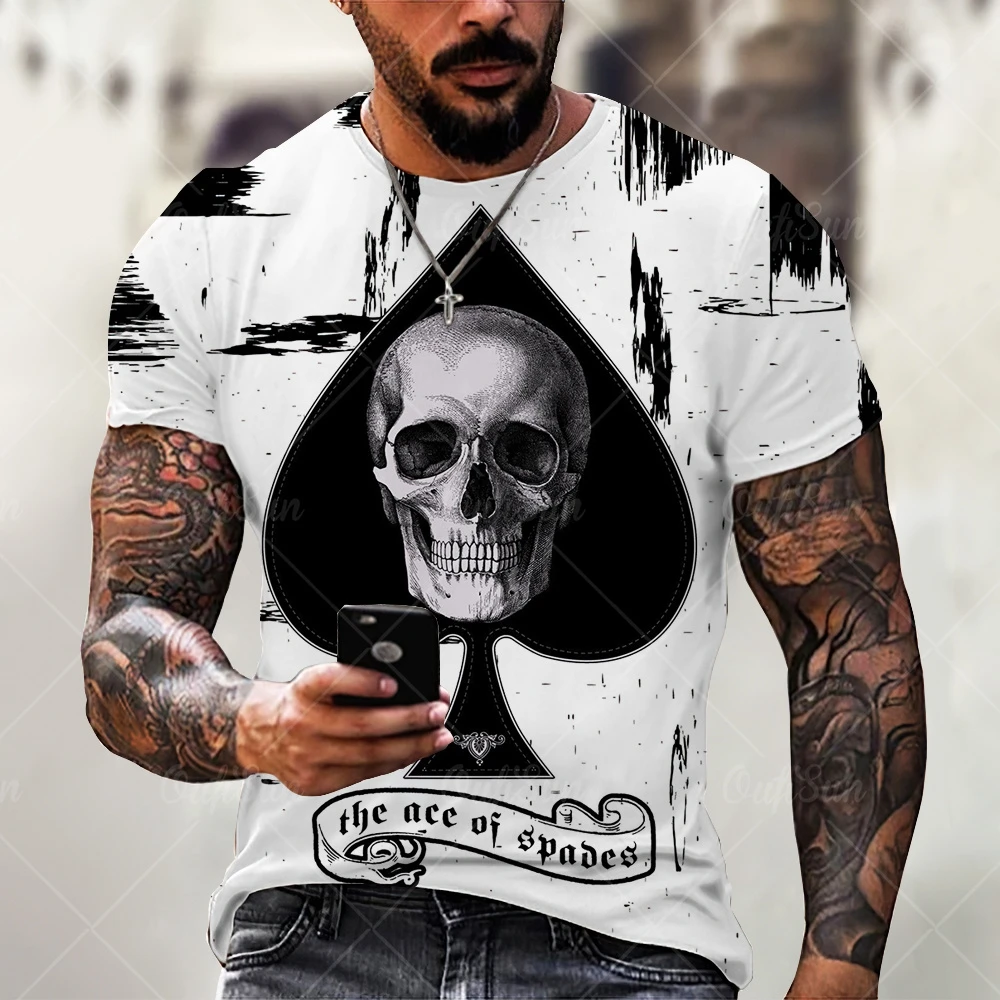 Poker 3D Print Short Sleeve Harajuku Streetwear Oversized T shirt 2022 New Summer Casul Retro Tshirts Men Funny Tops Tees Homme
Poker 3D Print Short Sleeve Harajuku Streetwear Oversized T shirt 2022 New Summer Casul Retro Tshirts Men Funny Tops Tees Homme