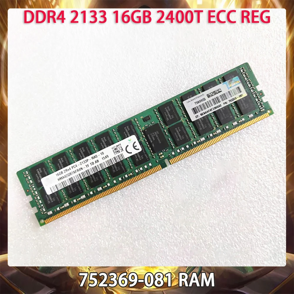 Server Memory 752369-081 DDR4 2133 16GB 2400T ECC REG RAM Works Perfectly Fast Ship High Quality
Server Memory 752369-081 DDR4 2133 16GB 2400T ECC REG RAM Works Perfectly Fast Ship High Quality