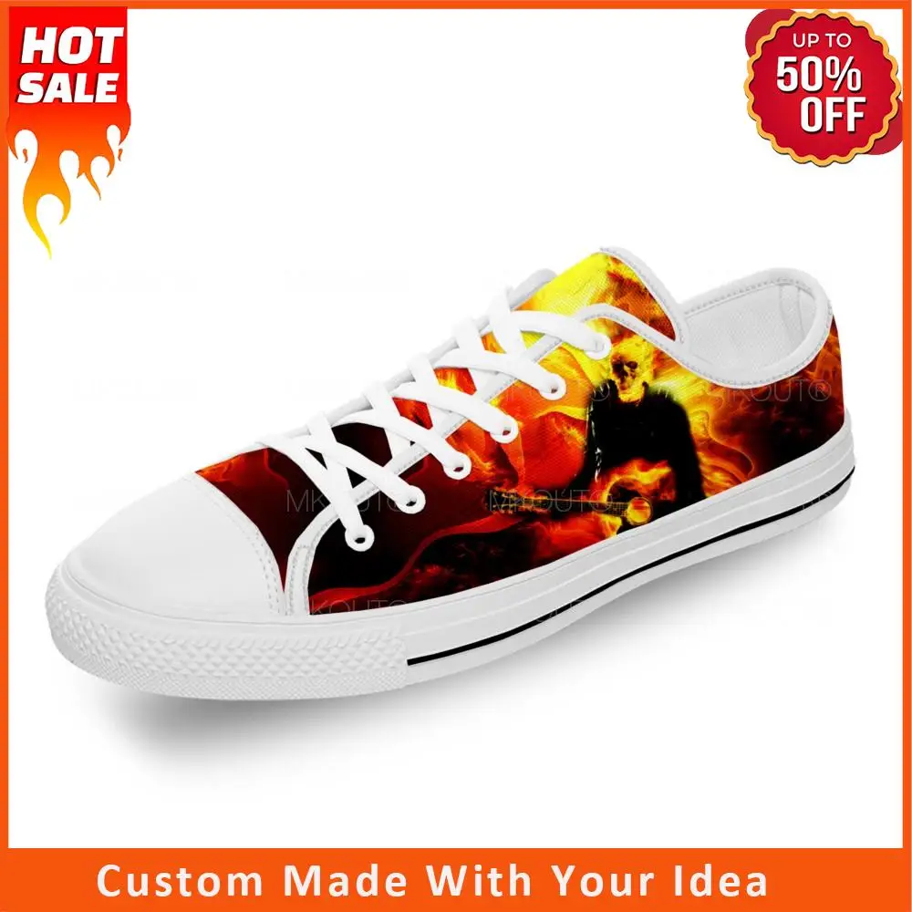 Skull Guitar Flame Metal Rock Cool White Cloth Fashion 3D Print Low Top Canvas Shoes Men Women Lightweight Breathable Sneakers
Skull Guitar Flame Metal Rock Cool White Cloth Fashion 3D Print Low Top Canvas Shoes Men Women Lightweight Breathable Sneakers