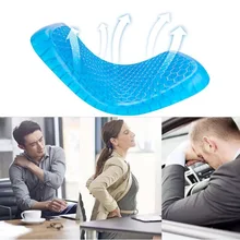 Gel Cushion Cooling Comfortable Cushion Double Faced Honeycomb Breathable Easy To Clean Non-Slip Cover For Home Office Car Seat