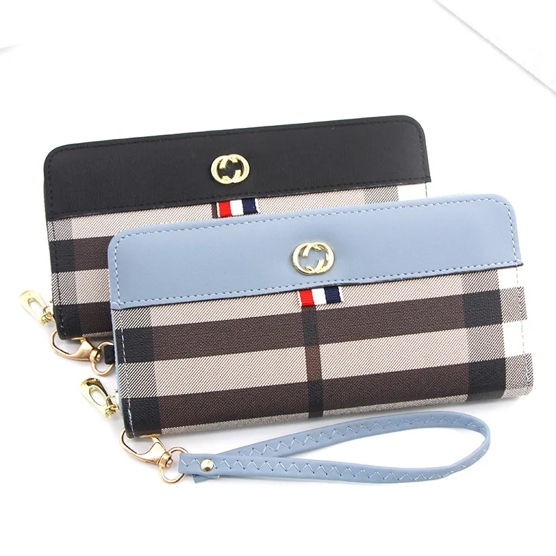 Ladies' Purse Long-Style Zipper Bag Fashion Striped Clutch Mobile Phone Bag Large Capacity Wallet Luxury Brand Designer Wallet
Ladies' Purse Long-Style Zipper Bag Fashion Striped Clutch Mobile Phone Bag Large Capacity Wallet Luxury Brand Designer Wallet