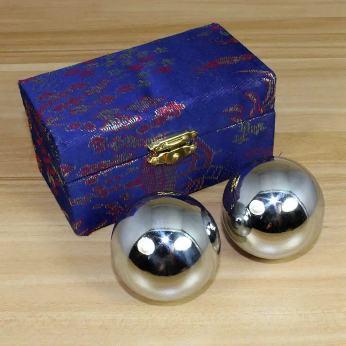 Chinese Baoding Balls Fitness Handball Health Exercise Stress Relaxation Therapy Chrome Hand Massage Ball 38/48mm
Chinese Baoding Balls Fitness Handball Health Exercise Stress Relaxation Therapy Chrome Hand Massage Ball 38/48mm