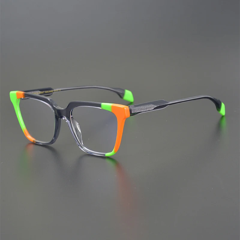 Designer Hand-color Matching Eyeglass Frame New Personality Trend Retro Glasses Can Match Myopia Anti-blue Light Lens HP2022610
Designer Hand-color Matching Eyeglass Frame New Personality Trend Retro Glasses Can Match Myopia Anti-blue Light Lens HP2022610