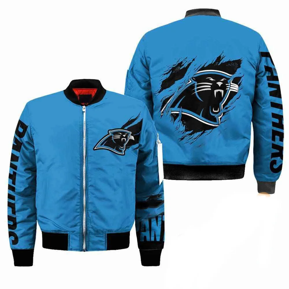 Carolina Men Warm Winter Jacket coat stitching 3D Digital Print baseball uniform football Panthers zipper Bomber Jackets
Carolina Men Warm Winter Jacket coat stitching 3D Digital Print baseball uniform football Panthers zipper Bomber Jackets