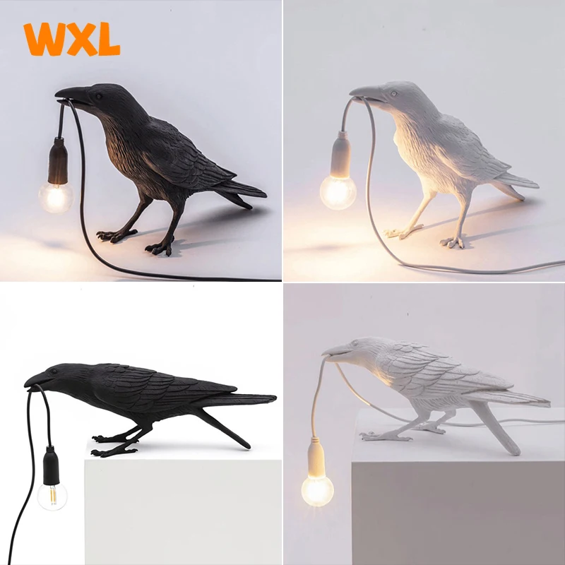 LED Night Light Bedroom Bedside Living Room Crow Table Lamp Home Furnishings Resin Lucky Bird Decorative Lamp
LED Night Light Bedroom Bedside Living Room Crow Table Lamp Home Furnishings Resin Lucky Bird Decorative Lamp
