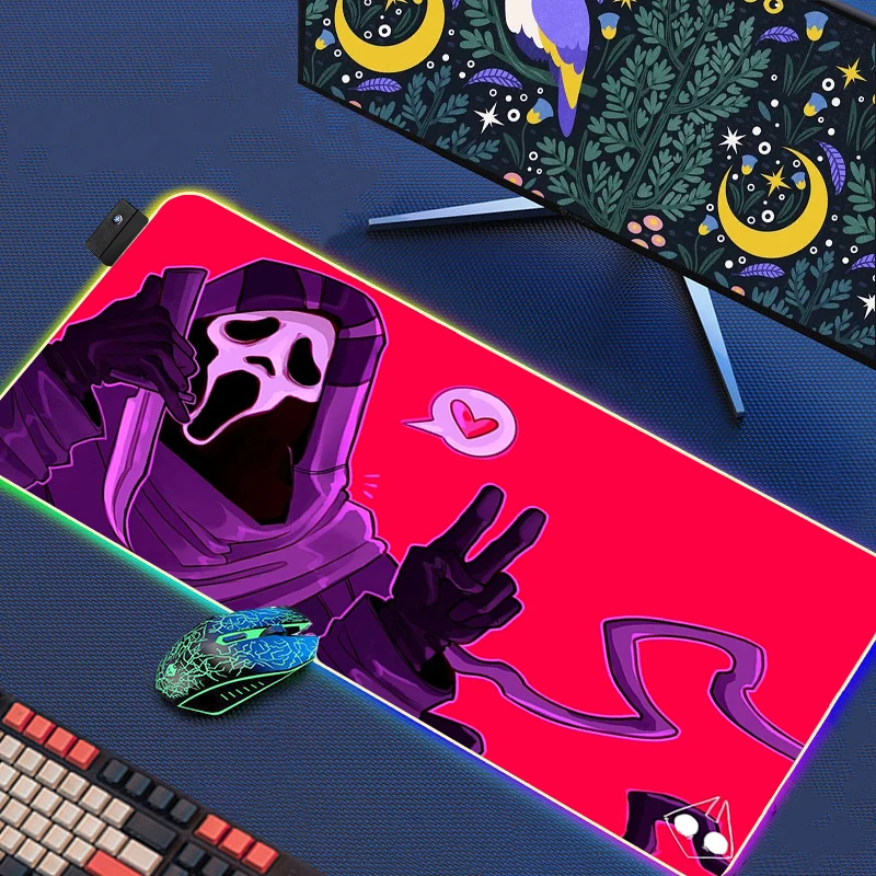 Mousepad Gamer RGB Mause Pad Mouse LED Game Mats Ghostface Gaming Accessories Deskmat Desk Mat Anime Office Pads Pc Xxl Desktop
Mousepad Gamer RGB Mause Pad Mouse LED Game Mats Ghostface Gaming Accessories Deskmat Desk Mat Anime Office Pads Pc Xxl Desktop