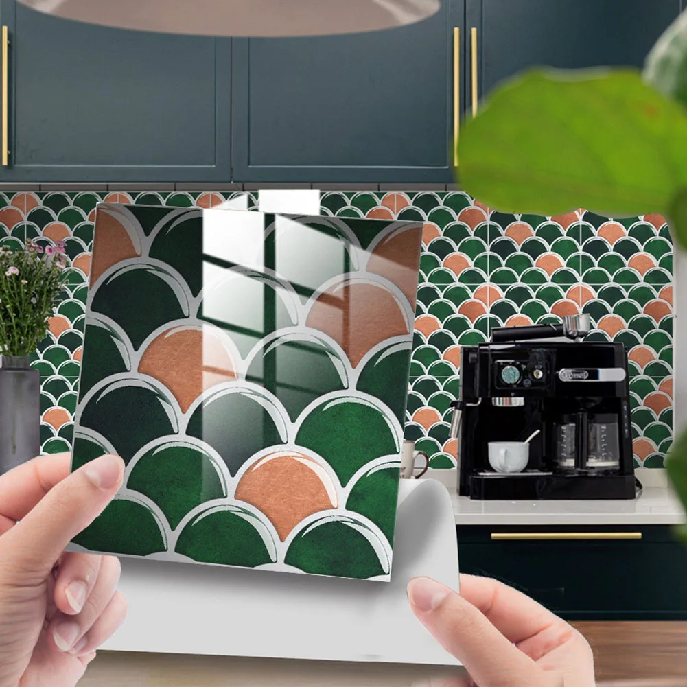 10pcs Marble Mosaic Tiles Wall Sticker Transfers Flat 2D Printed Covers For Kitchen Bathroom Peel & Stick Waterproof Art Mural
10pcs Marble Mosaic Tiles Wall Sticker Transfers Flat 2D Printed Covers For Kitchen Bathroom Peel & Stick Waterproof Art Mural