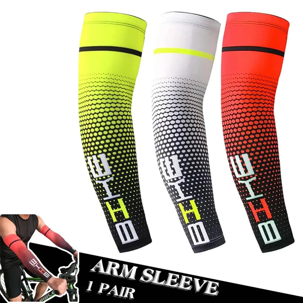 2PCS Sports Arm Sleeves Cool Sunscreen Ice Silk Arm Guards Men Sport Cycling Running Bicycle UV Sun Protection Cuff Elbow Sleeve
2PCS Sports Arm Sleeves Cool Sunscreen Ice Silk Arm Guards Men Sport Cycling Running Bicycle UV Sun Protection Cuff Elbow Sleeve