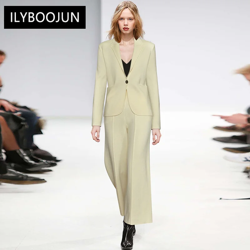 elegant women's clothing luxury sets blazer suits runway 2022 Autumn Winter Single buckle Long Sleeve Coat + Pants 2 Pieces Set
elegant women's clothing luxury sets blazer suits runway 2022 Autumn Winter Single buckle Long Sleeve Coat + Pants 2 Pieces Set