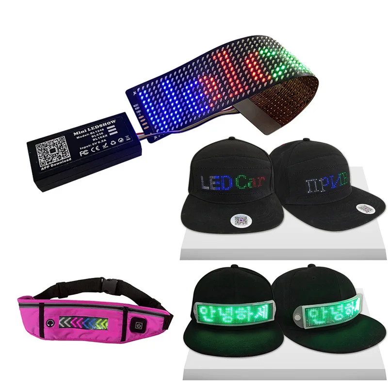 DIY RGB Color Flexible LED module Ultra thin Bluetooth Led Screen for LED Hats Bags Clothes Light Up Scroll Text Matrix screen
DIY RGB Color Flexible LED module Ultra thin Bluetooth Led Screen for LED Hats Bags Clothes Light Up Scroll Text Matrix screen
