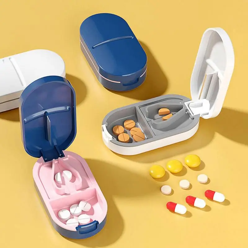 1Pc Portable Pill Cutter Box Portable Convenient Box Tablet Cutter Splitter Medicine Pill Holder Pill Cutter Storage Box
1Pc Portable Pill Cutter Box Portable Convenient Box Tablet Cutter Splitter Medicine Pill Holder Pill Cutter Storage Box