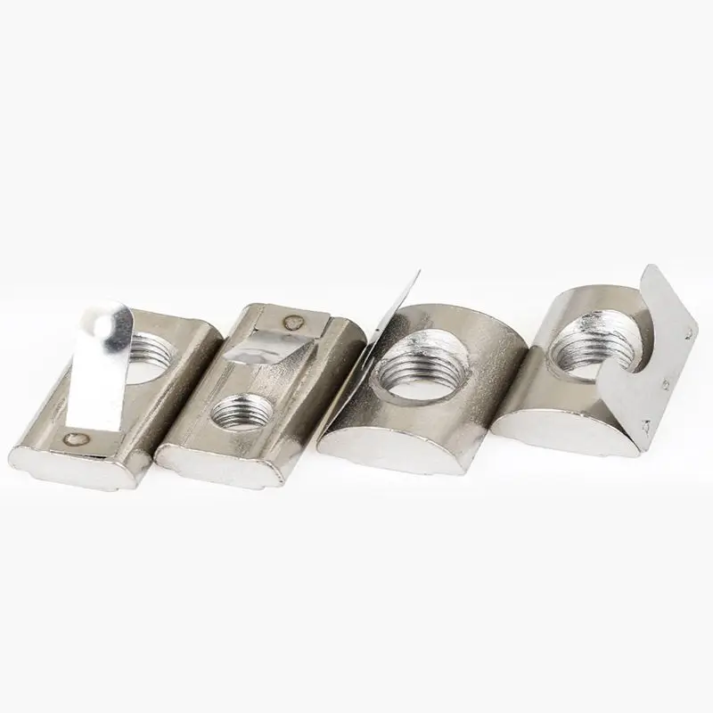 5pcs Aluminum accessories Spring nut Elastic block T-shaped 30/40/45 M3M4M5M6M8mm
5pcs Aluminum accessories Spring nut Elastic block T-shaped 30/40/45 M3M4M5M6M8mm