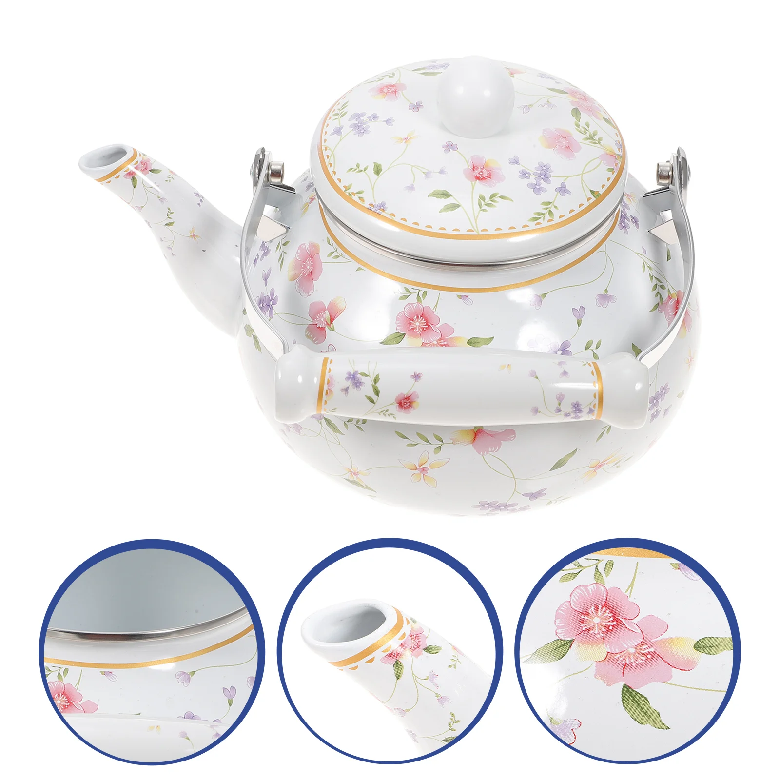 Kettle Teapot Tea Enamel Teakettle Pot Ceramic Stovetop Water Coffee Floral Whistling Stove Chinese Vintage Maker Retro Filter
Kettle Teapot Tea Enamel Teakettle Pot Ceramic Stovetop Water Coffee Floral Whistling Stove Chinese Vintage Maker Retro Filter