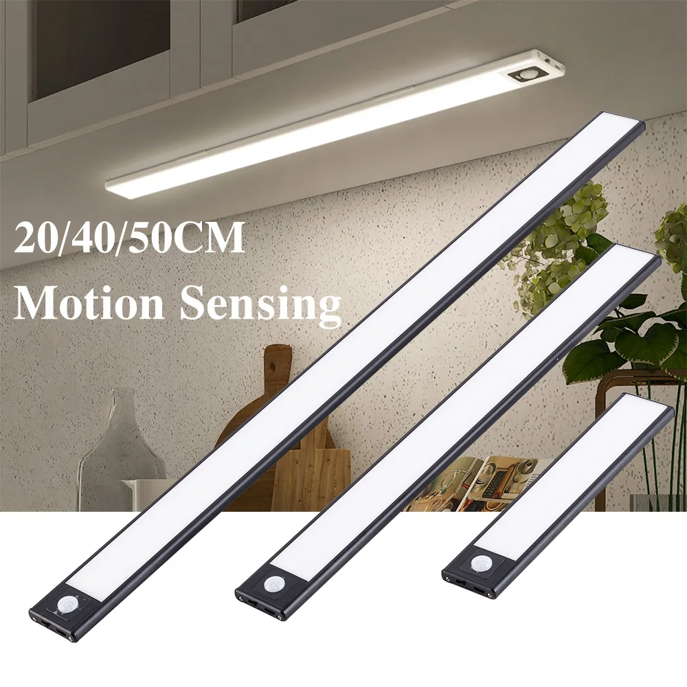 Ultra Thin 20 40 50 Kitchen LED Under Cabinet Lighting PIR Motion Sensor led USB Rechargeable Aluminum Kitchen Cabinets Lighting
Ultra Thin 20 40 50 Kitchen LED Under Cabinet Lighting PIR Motion Sensor led USB Rechargeable Aluminum Kitchen Cabinets Lighting