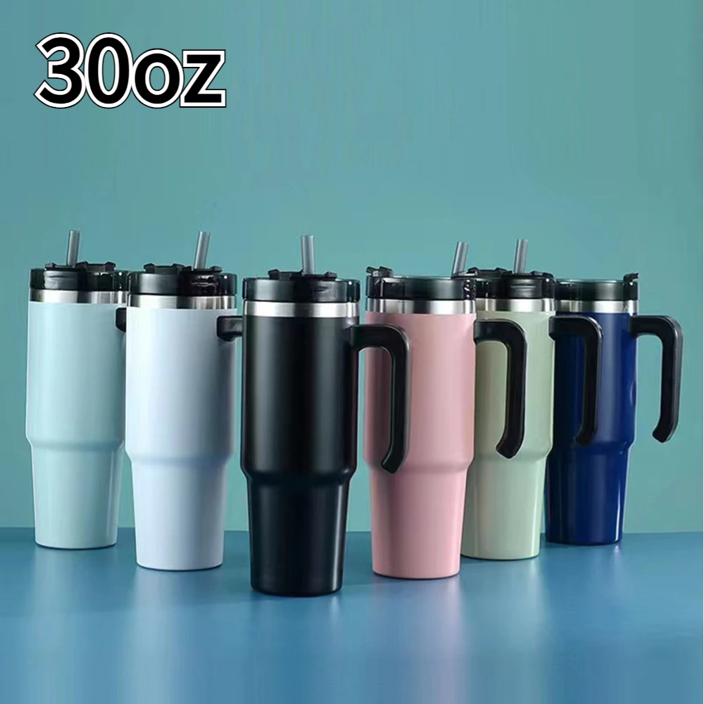 30oZ Tumbler Vacuum Double Wall Insulation Coffee Travel Cup to Carry Drinking Bottle Stainless Steel Thermo Mug for Cars
30oZ Tumbler Vacuum Double Wall Insulation Coffee Travel Cup to Carry Drinking Bottle Stainless Steel Thermo Mug for Cars