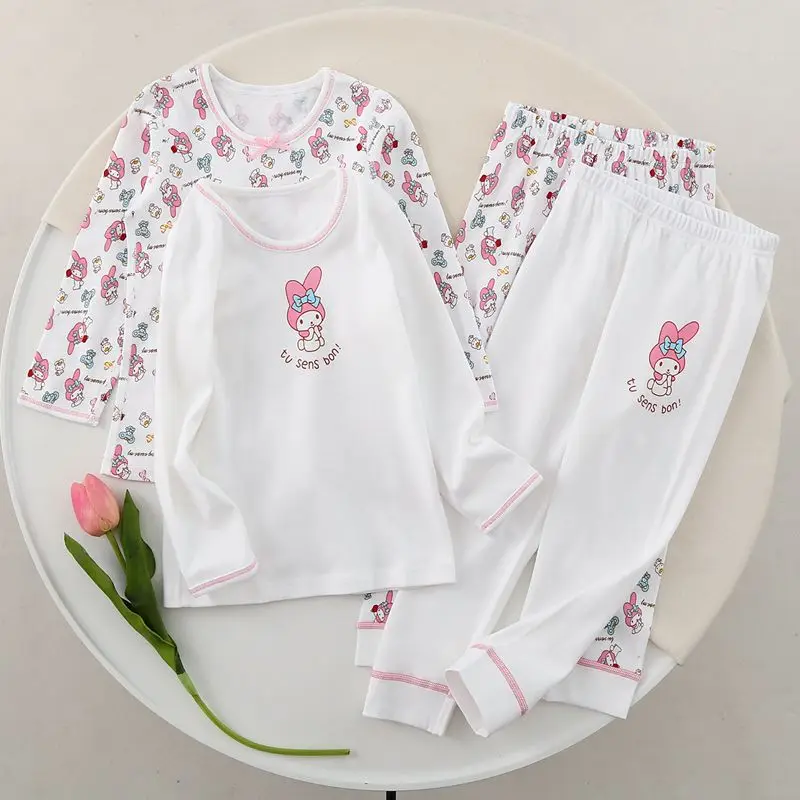 New Sanrioed Children's Thermal Underwear Set Kawaii Melody Boys Girls Sleepwear Baby Cotton Pajamas Kids Home Wear Clothes Gift
New Sanrioed Children's Thermal Underwear Set Kawaii Melody Boys Girls Sleepwear Baby Cotton Pajamas Kids Home Wear Clothes Gift