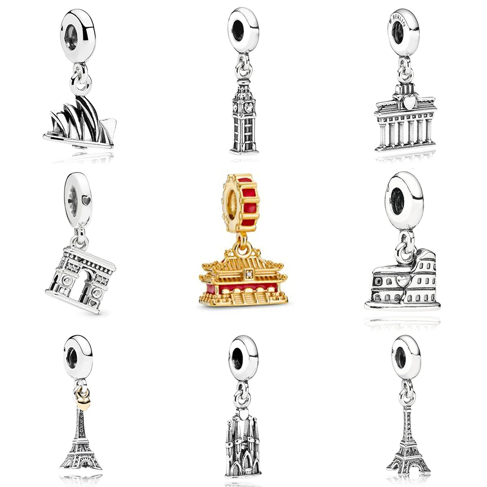 New S925 Silver Eiffel Tower Paris Big Ben, Fashion with A Variety of Bracelet Necklace Pendant Can Be DIY Beads Accessories
New S925 Silver Eiffel Tower Paris Big Ben, Fashion with A Variety of Bracelet Necklace Pendant Can Be DIY Beads Accessories