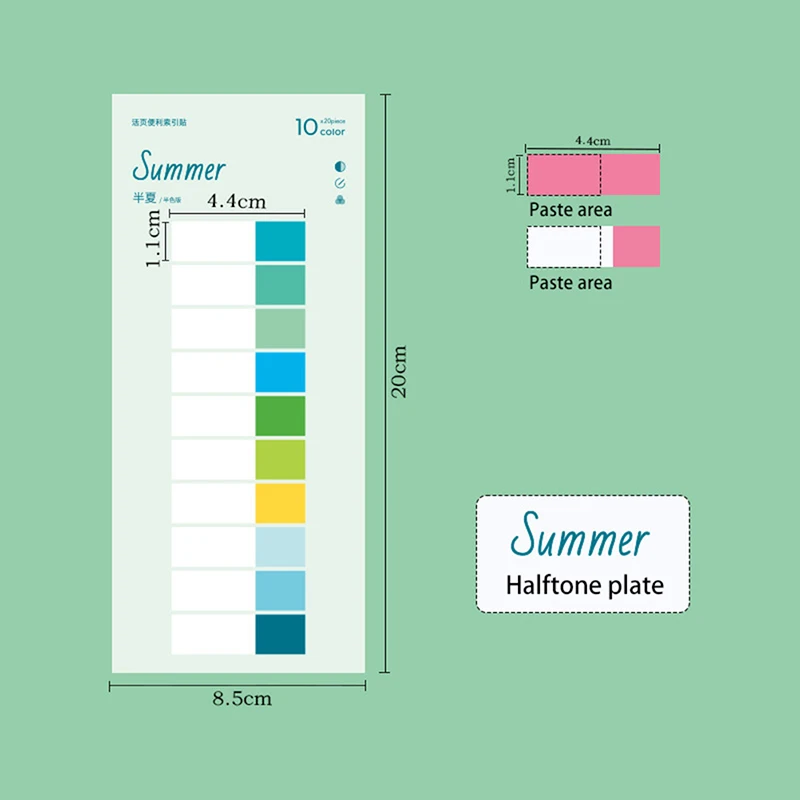 200Pcs Index Tabs With Ruler Writable File Tabs Flags Colored Page Markers Labels For Reading Notes Books School Office Supplies
200Pcs Index Tabs With Ruler Writable File Tabs Flags Colored Page Markers Labels For Reading Notes Books School Office Supplies