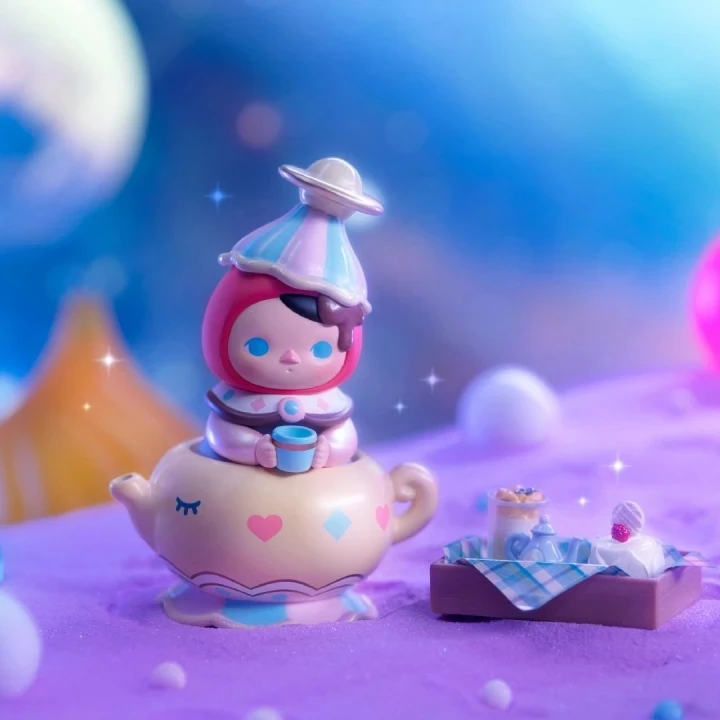 

Popmart Pucky Animal Tea Party Blind Box Action Anime Figure Kawaii Toys Surprise Random Caja Bag Birthday Gifts Surprise Doll
