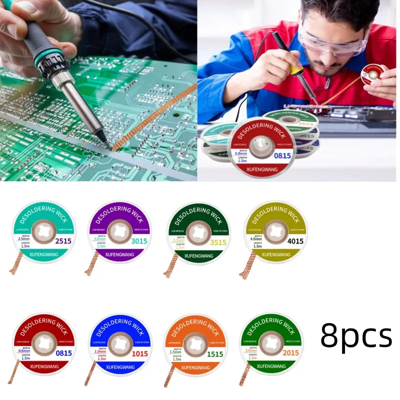 Desoldering Wick 0.8-4.0mm Braid Solder Remover Wick Wire Welding Tin Sucker Cable Lead Cord Flux Hardware Tools Welding Wires
Desoldering Wick 0.8-4.0mm Braid Solder Remover Wick Wire Welding Tin Sucker Cable Lead Cord Flux Hardware Tools Welding Wires