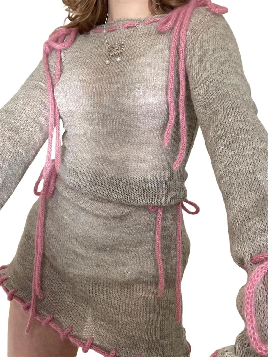 Boho Chic Knitted Mini Dress with Tie-Up Shoulder and Hollow Out Crochet Knitting for Women - Sleeveless Beach Dress
Boho Chic Knitted Mini Dress with Tie-Up Shoulder and Hollow Out Crochet Knitting for Women - Sleeveless Beach Dress