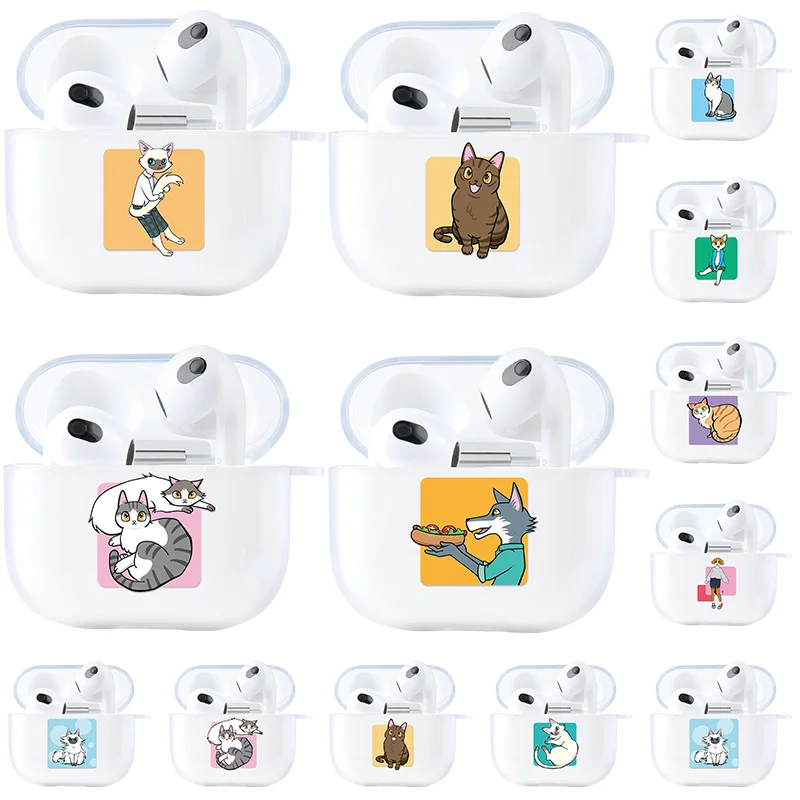Cute Cartoon Cat Case Clear TPU Earphone Shell For Apple Airpods Pro 2 Cover Silicone Soft For Airpods 1 2 3 Pro Protector Shell
Cute Cartoon Cat Case Clear TPU Earphone Shell For Apple Airpods Pro 2 Cover Silicone Soft For Airpods 1 2 3 Pro Protector Shell