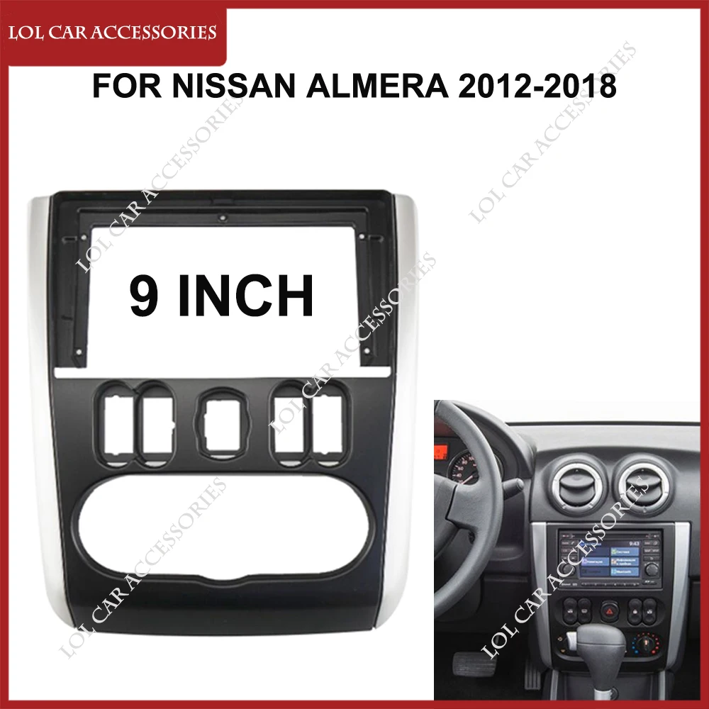 9 Inch For Nissan Almera 2012-2018 Car Radio Android Stereo GPS MP5 Player Panel Casing Frame 2 Din Head Unit Fascia Dash Cover
9 Inch For Nissan Almera 2012-2018 Car Radio Android Stereo GPS MP5 Player Panel Casing Frame 2 Din Head Unit Fascia Dash Cover