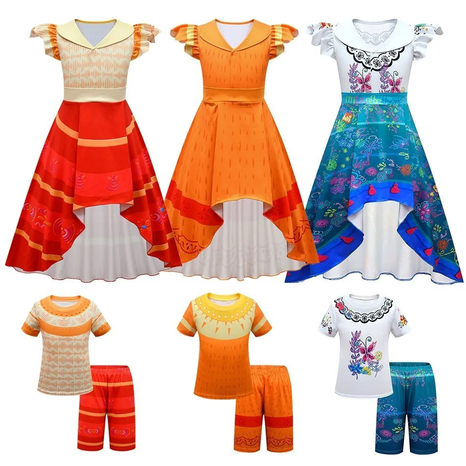 Summer Dress Encanto Costume Girl Mirabel Madrigal Princess Dress Pepa Fancy Clothes For Halloween Full Dress Easter Outfits
Summer Dress Encanto Costume Girl Mirabel Madrigal Princess Dress Pepa Fancy Clothes For Halloween Full Dress Easter Outfits