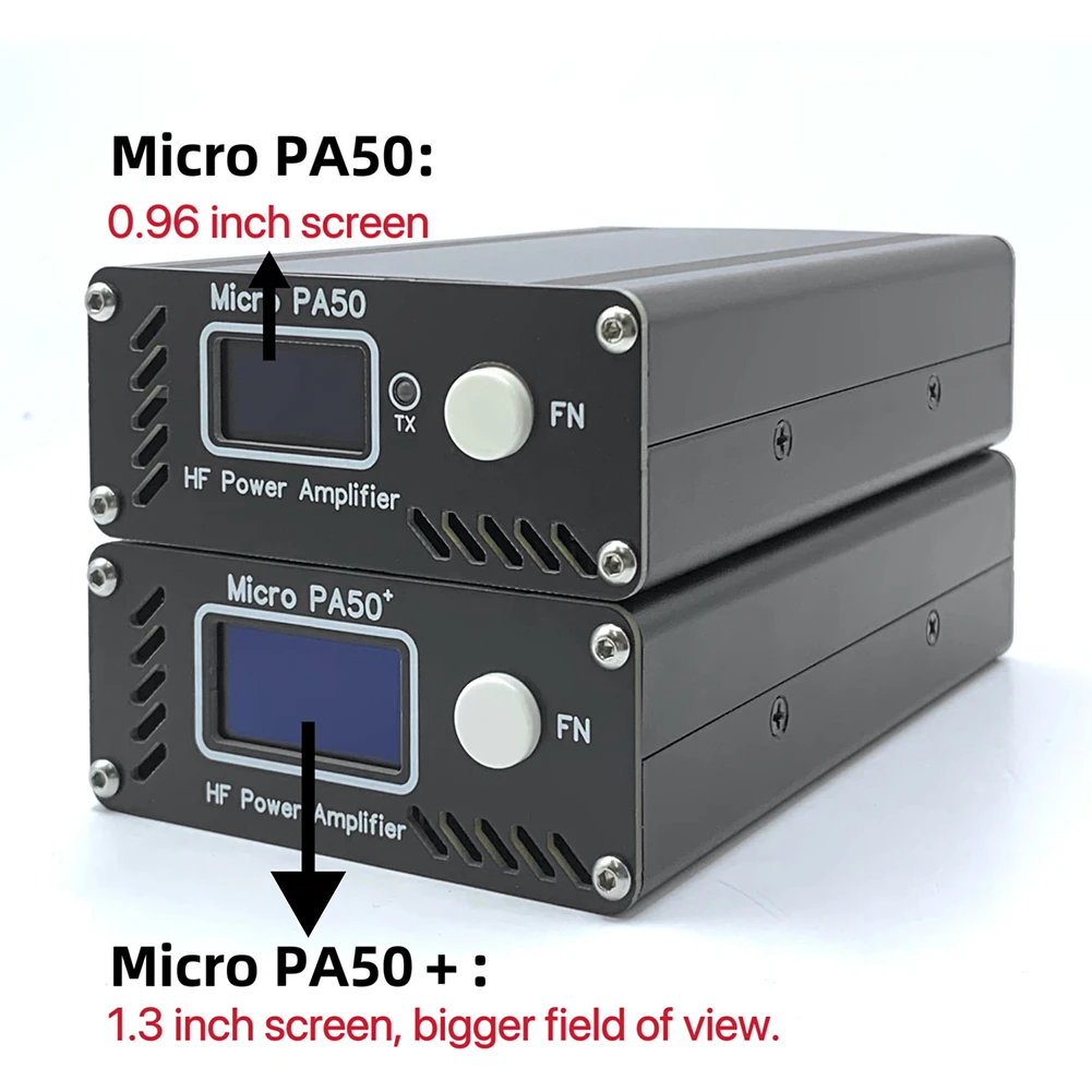 Micro PA50 PLUS 50 Вт 3,5 МГц-28,5 МГц интеллектуальная компактная фотография с измерителем мощности/SWR + фильтром LPF для радио
Micro PA50 PLUS 50 Вт 3,5 МГц-28,5 МГц интеллектуальная компактная фотография с измерителем мощности/SWR + фильтром LPF для радио