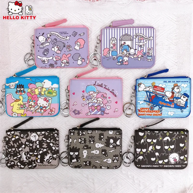 Sanrio Wallet Kuromi Keyring Card Bag Mini Purse Pendant Decoration Cinnamoroll Id Card Holder Bank Card Case Toys Gift For Kids
Sanrio Wallet Kuromi Keyring Card Bag Mini Purse Pendant Decoration Cinnamoroll Id Card Holder Bank Card Case Toys Gift For Kids