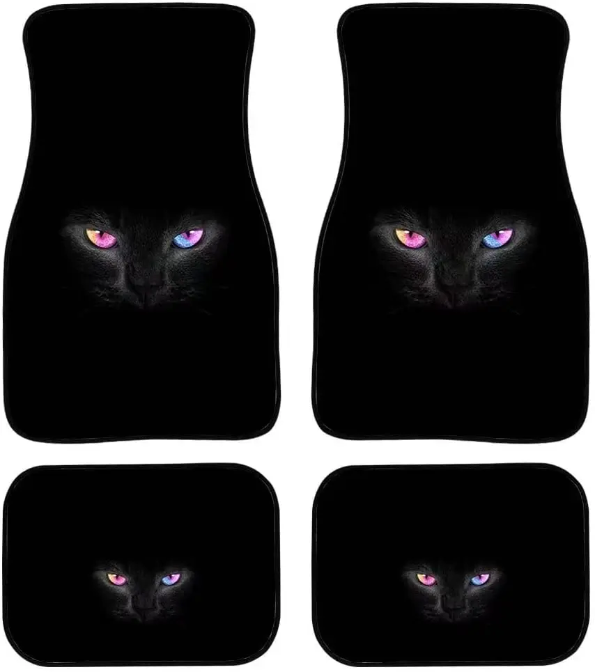 Allinterest Printing Black Cat Car Floor Mats Full Set of 4 Non Slip Front Rear Floor Auto Mats Universal Auto Floor Mats
Allinterest Printing Black Cat Car Floor Mats Full Set of 4 Non Slip Front Rear Floor Auto Mats Universal Auto Floor Mats