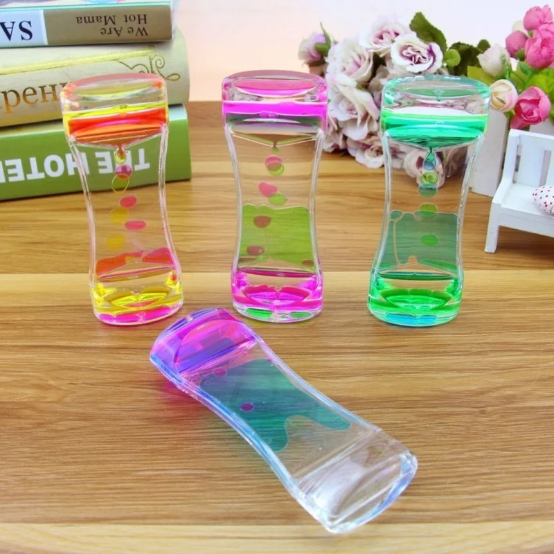 Colorful Sand Hourglasses Double Color Liquid Timer Anxiety Relief Liquid Motion Timer Bubble Timer Oil Hourglaslock Home Decor
Colorful Sand Hourglasses Double Color Liquid Timer Anxiety Relief Liquid Motion Timer Bubble Timer Oil Hourglaslock Home Decor