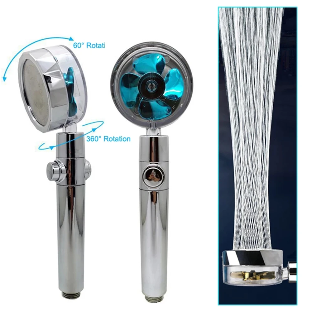 2022 Shower Head Water Saving Flow 360 Degrees Rotating With Small Fan ABS Rain High Pressure spray Nozzle Bathroom Accessories
2022 Shower Head Water Saving Flow 360 Degrees Rotating With Small Fan ABS Rain High Pressure spray Nozzle Bathroom Accessories