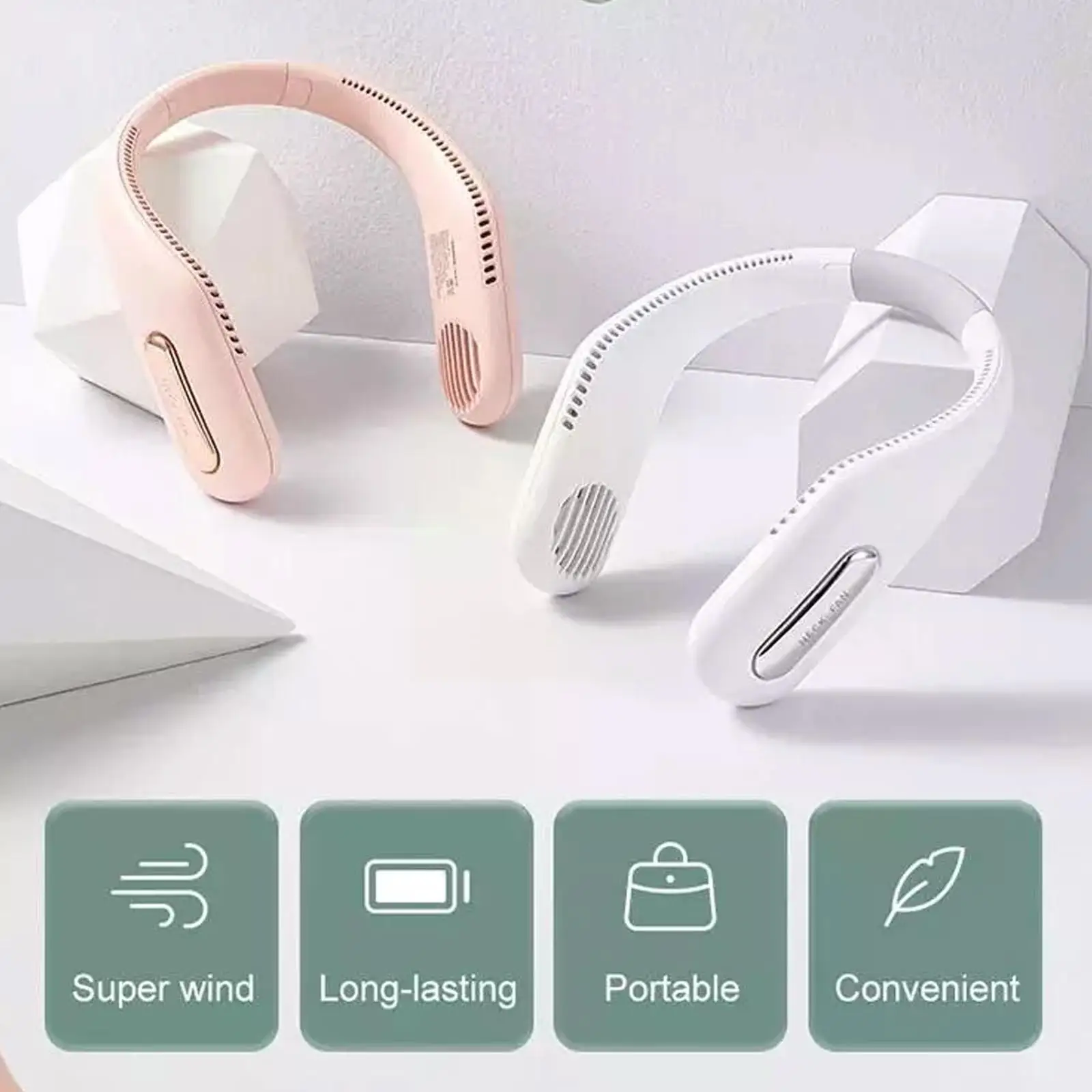New Summer Portable Fan Rechargeable Fans Sports Bladeless Fan Air Air Fan Mini USB Neck Hanging Cooler Leafless Neck Charg S7W2
New Summer Portable Fan Rechargeable Fans Sports Bladeless Fan Air Air Fan Mini USB Neck Hanging Cooler Leafless Neck Charg S7W2