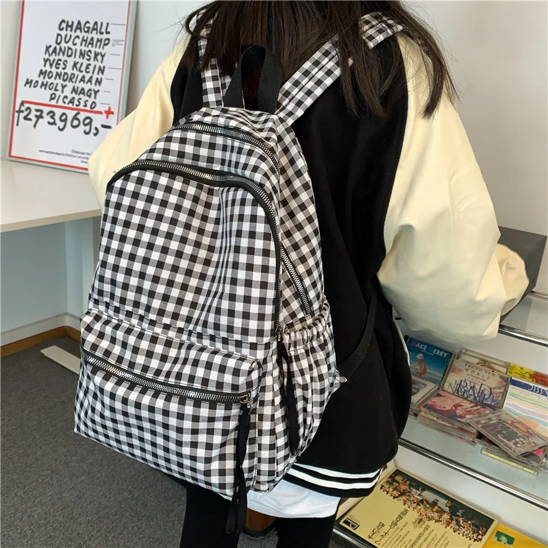 School Backpacks Plaid Pattern Women's Backpack Travel Feminina School Bags Laptop Backpack Fashion College Students School Bags
School Backpacks Plaid Pattern Women's Backpack Travel Feminina School Bags Laptop Backpack Fashion College Students School Bags