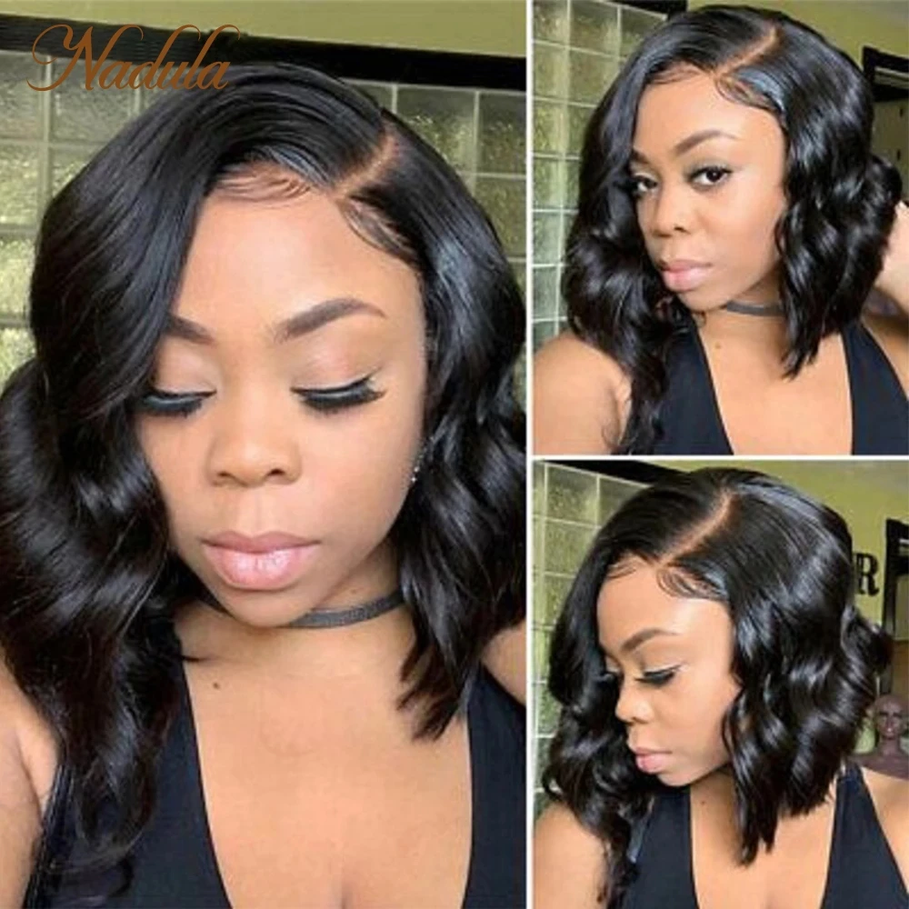 Nadula Hair 13x4 натуральные волнистые кружевные передние парики 180% Плотность боковая часть бразильский Боб парик предварительно выщипанные круж...
Nadula Hair 13x4 натуральные волнистые кружевные передние парики 180% Плотность боковая часть бразильский Боб парик предварительно выщипанные круж...