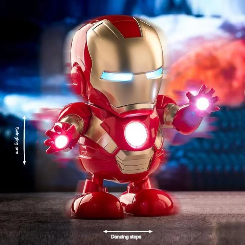 Hot Marvel Iron Man Dance Action Anime Figures Sing Sound Led Spiderman Avengers Ironman Super Heros Robot Baby Kids Gift Toy
Hot Marvel Iron Man Dance Action Anime Figures Sing Sound Led Spiderman Avengers Ironman Super Heros Robot Baby Kids Gift Toy