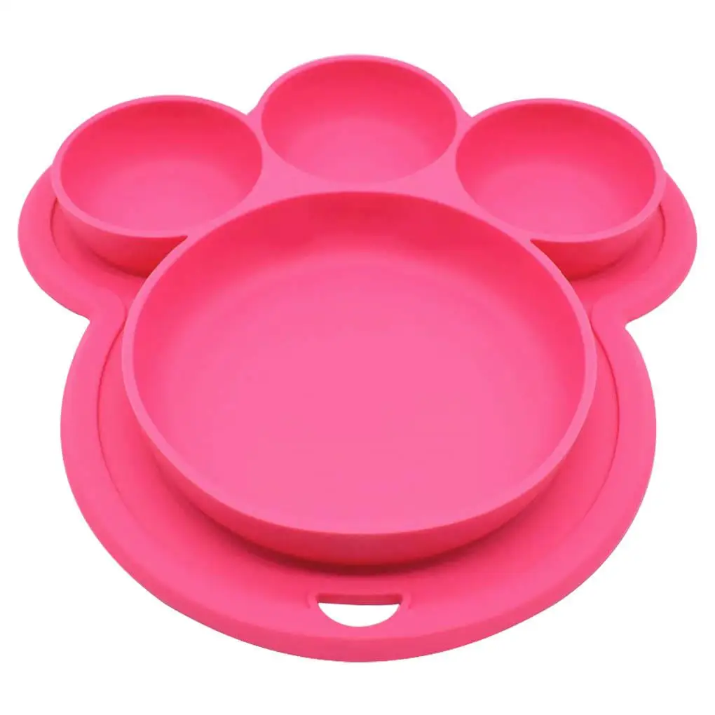 Dinner Plate for Kids Feeding Silicone Food Fruits Divided Dish Bowl Paw Shape Feeding Tableware Baby Toy Gift
Dinner Plate for Kids Feeding Silicone Food Fruits Divided Dish Bowl Paw Shape Feeding Tableware Baby Toy Gift