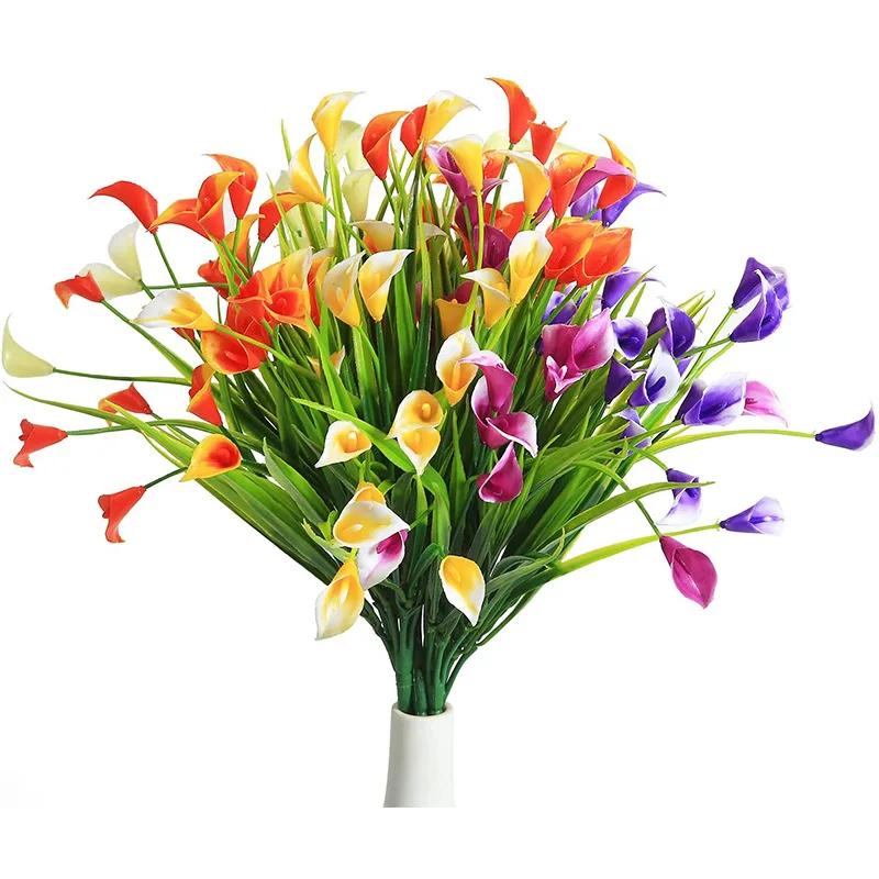 Artificial Flowers Calla Lily Plastic Fake Flowers for Outdoor Garden Home Window Yard Office Home Desk Room Wedding Decoration
Artificial Flowers Calla Lily Plastic Fake Flowers for Outdoor Garden Home Window Yard Office Home Desk Room Wedding Decoration