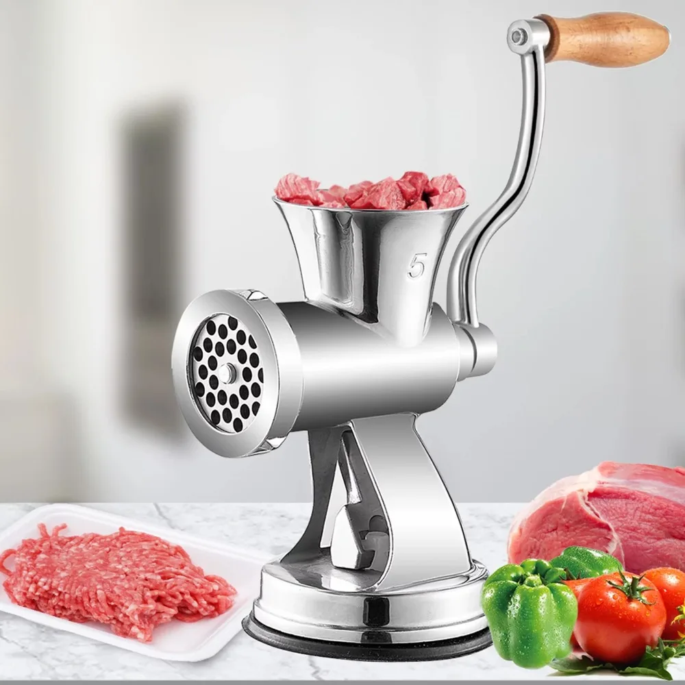 BENTISM Hand Operated Meat Grinder Manual Meat Grinder 304 stainless Steel Multi
BENTISM Hand Operated Meat Grinder Manual Meat Grinder 304 stainless Steel Multi