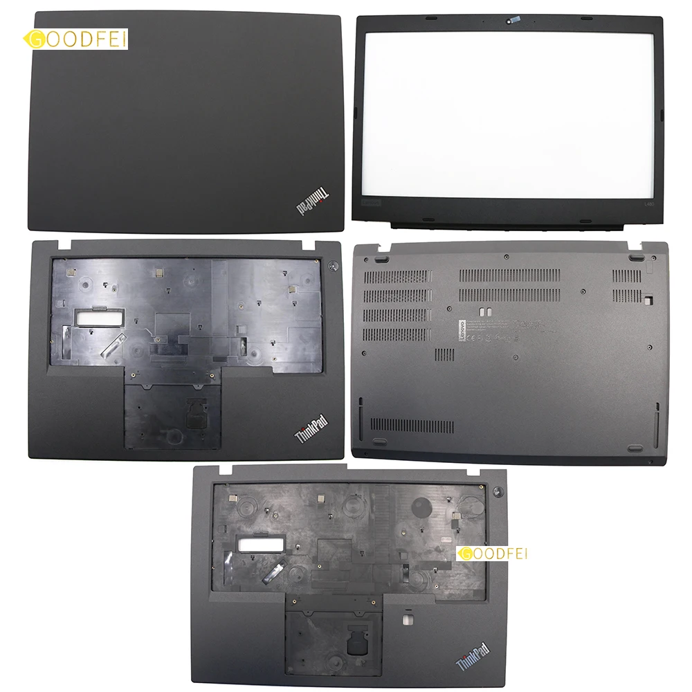 

New Original For Lenovo ThinkPad L480 LCD Top Back Cover Rear Lid /Front Bezel /Palmrest Upper Case /Bottom Base Lower Cover