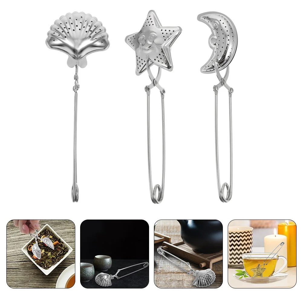 3Pcs Stainless Steel Tea Strainer Loose Leaf Tea Spoon Infuser Snap Tea Strainer Grip Tea Filter Kitchen Tea Accessories
3Pcs Stainless Steel Tea Strainer Loose Leaf Tea Spoon Infuser Snap Tea Strainer Grip Tea Filter Kitchen Tea Accessories