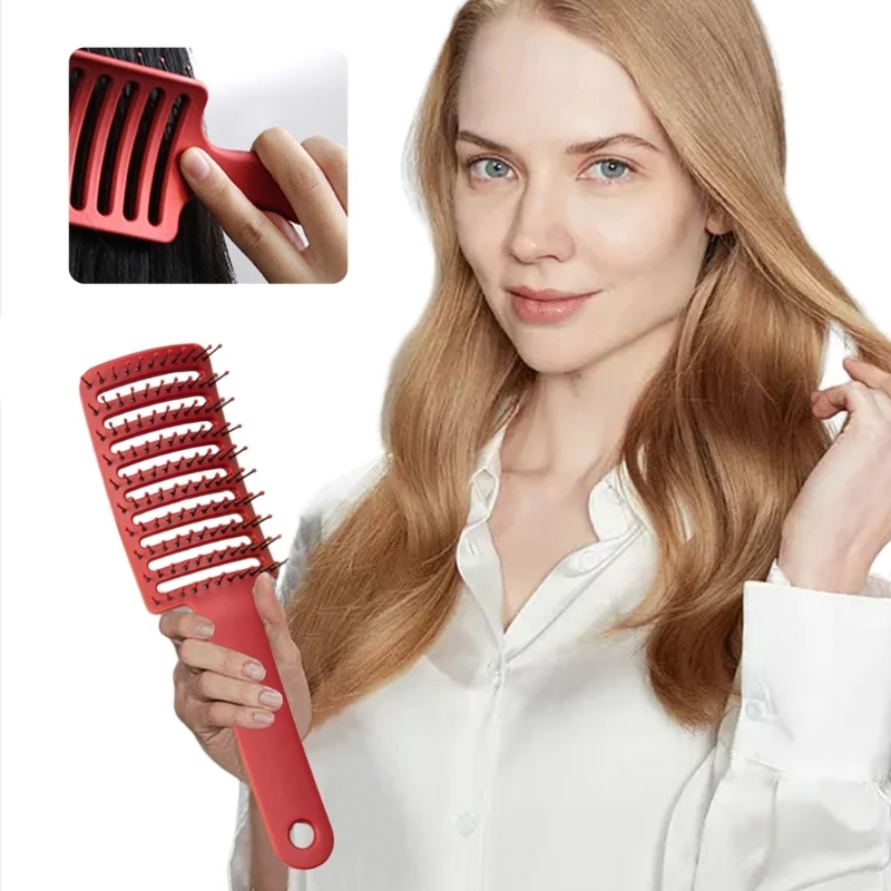 Professional Anti-Static Hair Brush Bristle Curved Row Women Scalp Massager Comb for Salon Hairdressing Styling Drop Shipping
Professional Anti-Static Hair Brush Bristle Curved Row Women Scalp Massager Comb for Salon Hairdressing Styling Drop Shipping
